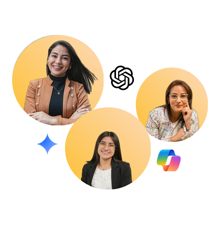 Equipo de CCK explorando herramientas de inteligencia artificial en el LAB IA